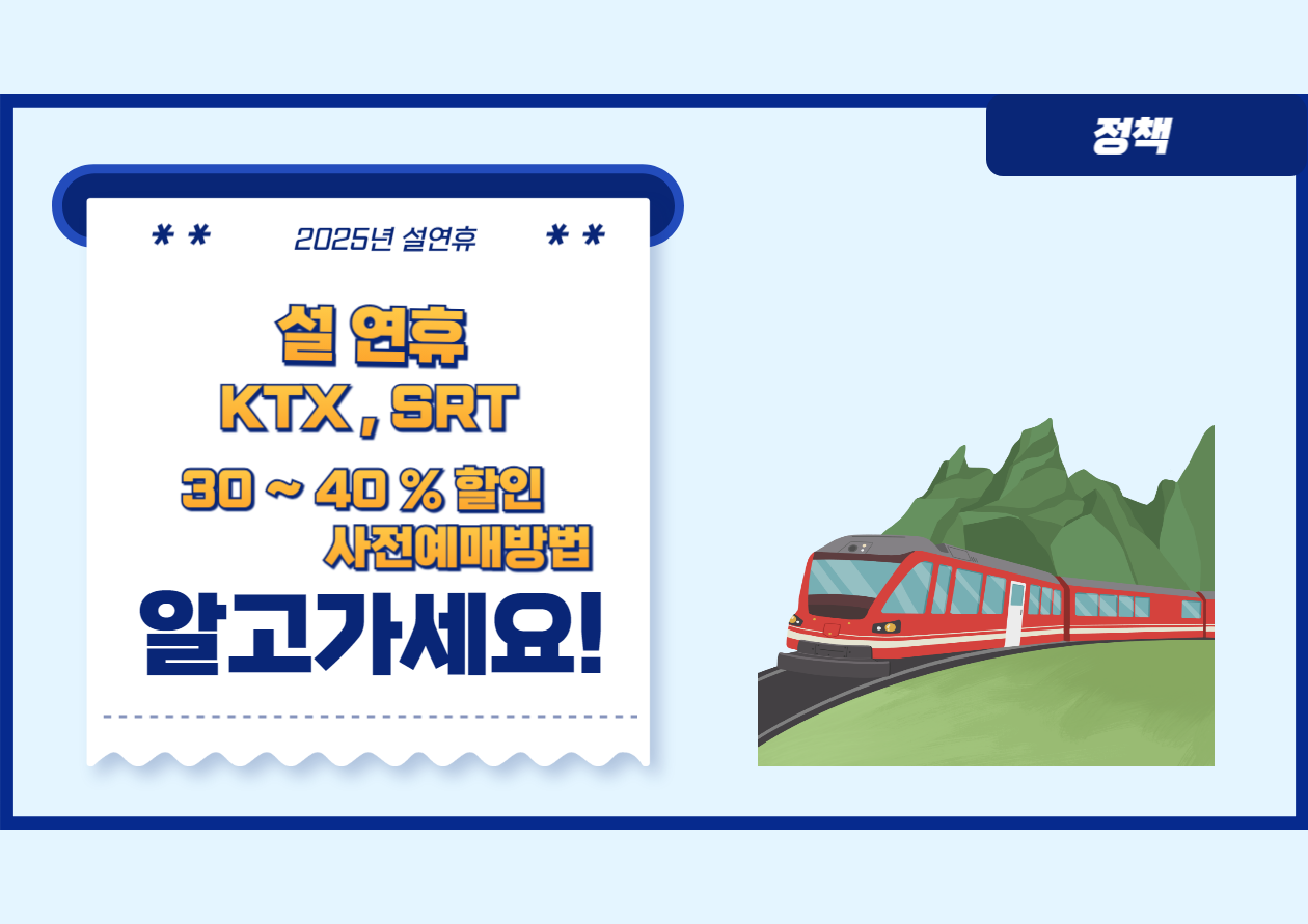 설연휴 KTX, SRT 사전예매